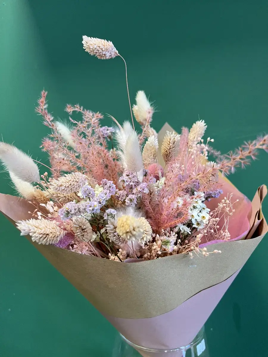 Bouquet pastel séché