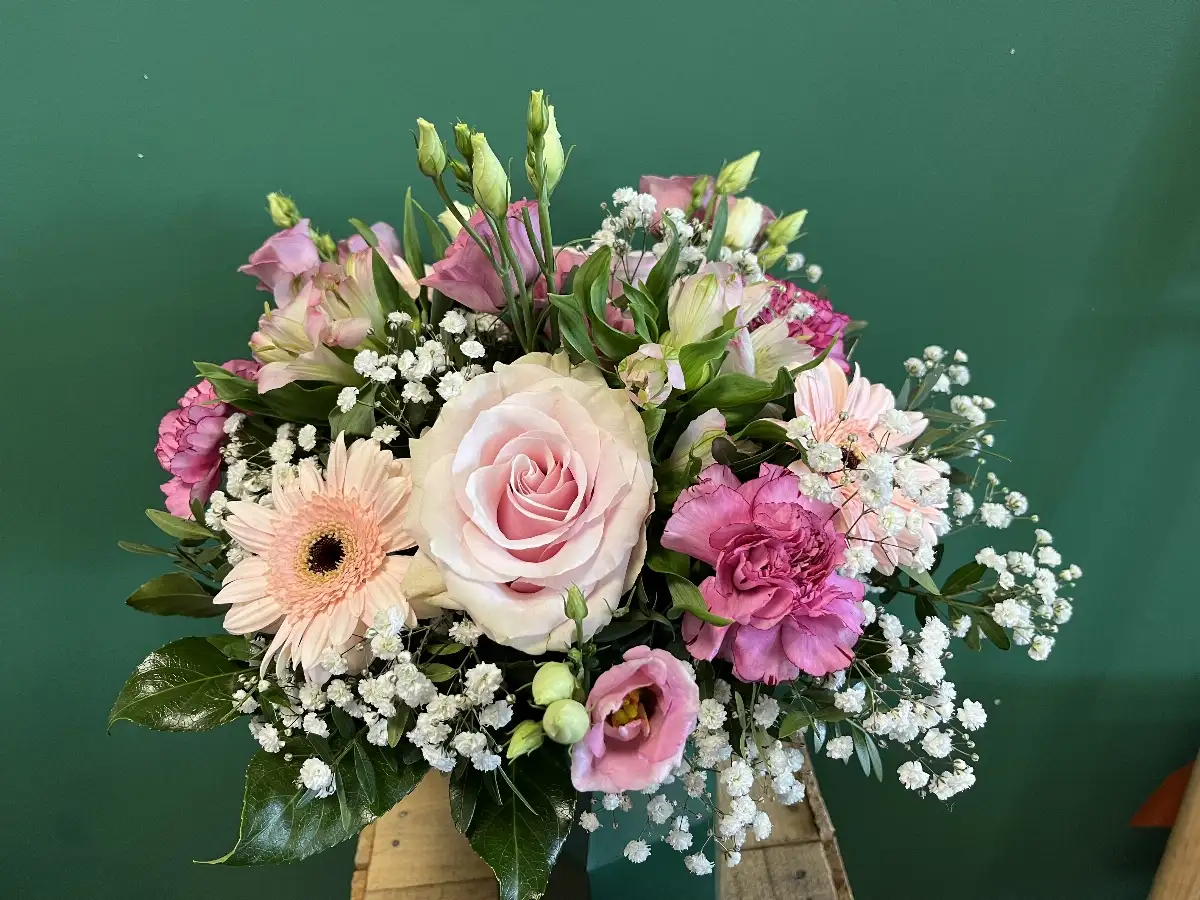 Bouquet Rosaline et sa bulle d'eau